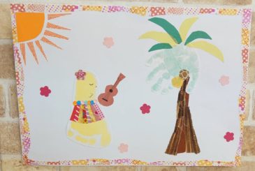 お待たせいたしました ちょっと特別な手形足形アート開催です 赤ちゃんデパート河田 人形の館河田