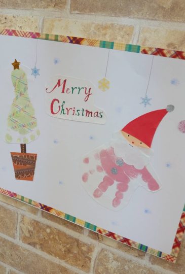 Maryxmas クリスマスを楽しく飾るちょっと特別な手形足形アート 赤ちゃんデパート河田 人形の館河田